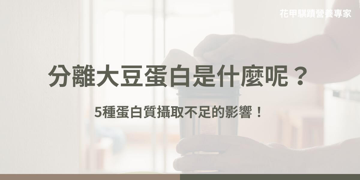 你知道蛋白質對人體是不可或缺的角色嗎？大豆蛋白在人體有甚麼功用呢？人體要長肉、長出毛髮、長指甲、做出抗體、酵素、締結組織等等，都需要蛋白質的助攻。本篇花甲騏蹟小編就要來解開分離大豆蛋白是什麼的秘密！
