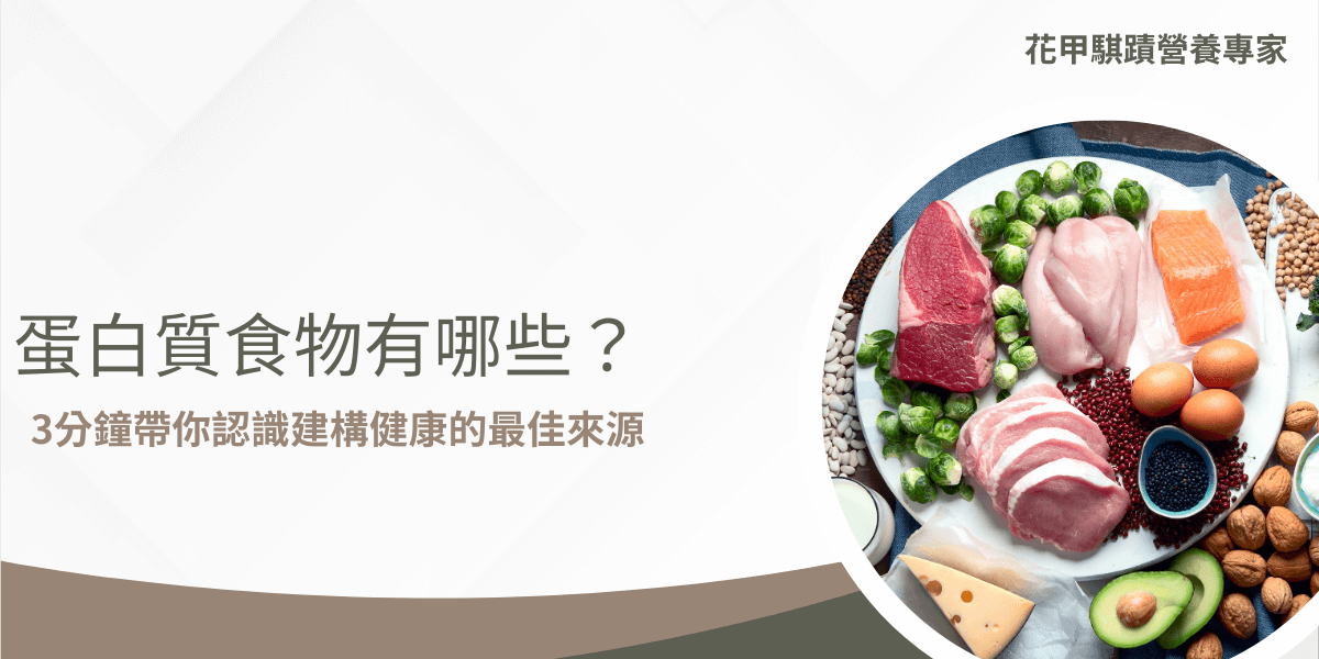 提到蛋白質，從字面上來看，一般大眾最直接的聯想就是雞蛋了。沒錯，雞蛋的確還有蛋白質，只是你知道嗎？雞蛋的蛋白質含量並非最高，此外，不僅是動物，某些特定植物性的食物也有蛋白質，到底蛋白質食物有哪些？接下來帶你快速了解打造健康飲食的必備清單。